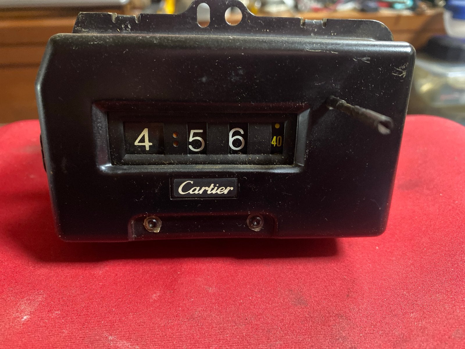 Vintage Cartier Auto Klokje - Zeldzaam en Uniek, Auto-onderdelen, Ophalen