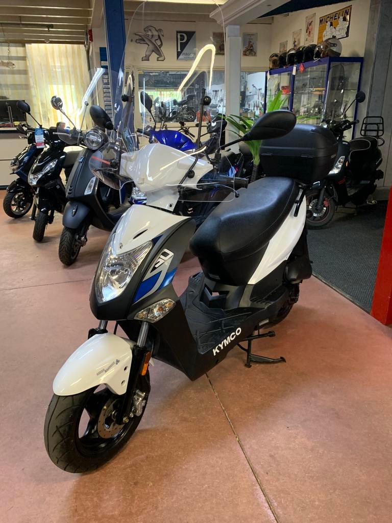 Gebro scooters : Kymco agility 45KM BROM BJ2018, Maximaal 45 km/u, Ophalen of Verzenden, Zo goed als nieuw, 50 cc