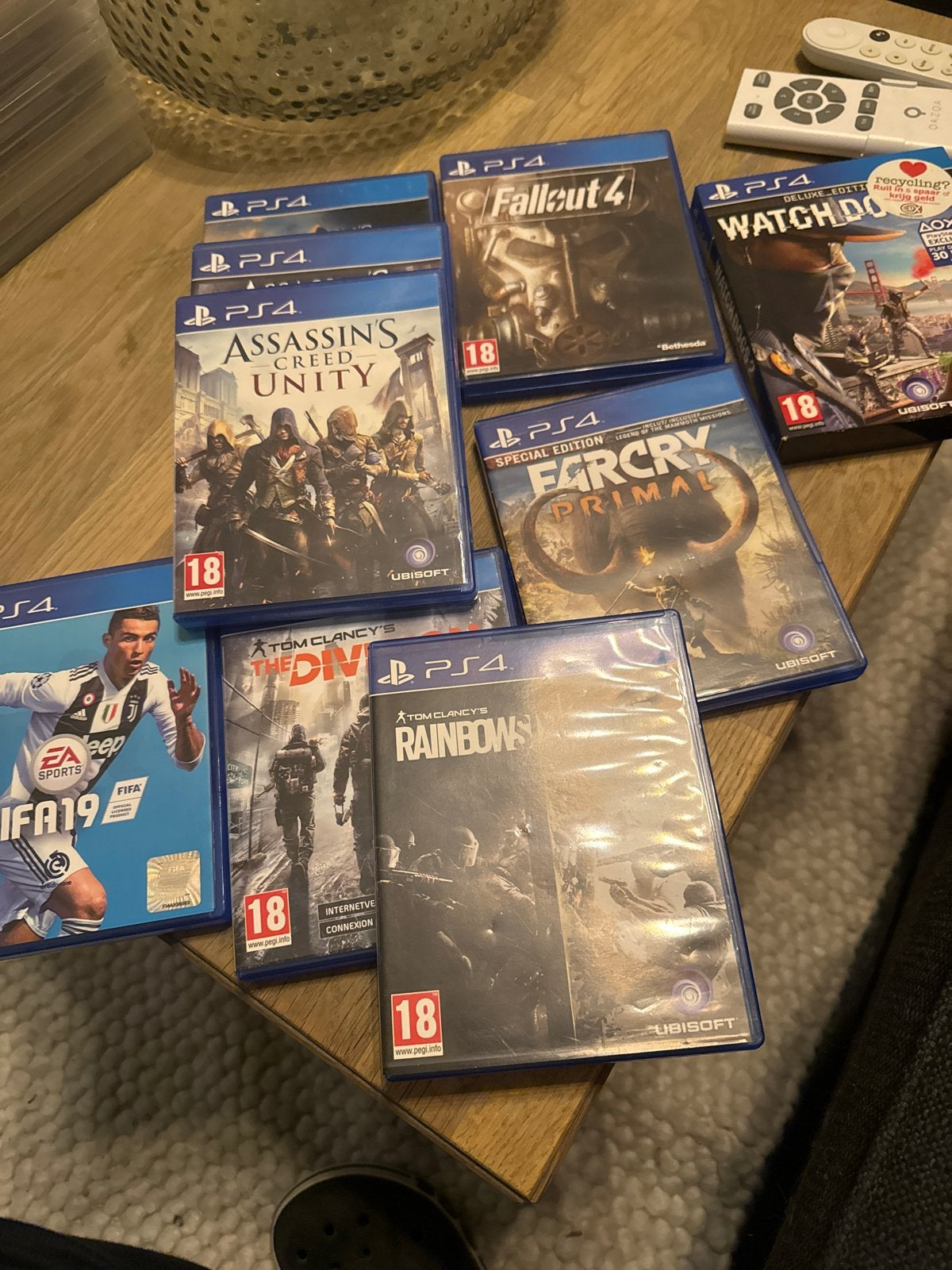 PS4 Games Bundel: Assassin's Creed, Fallout, Far Cry & meer, Online, Gebruikt, Vanaf 18 jaar, Overige genres