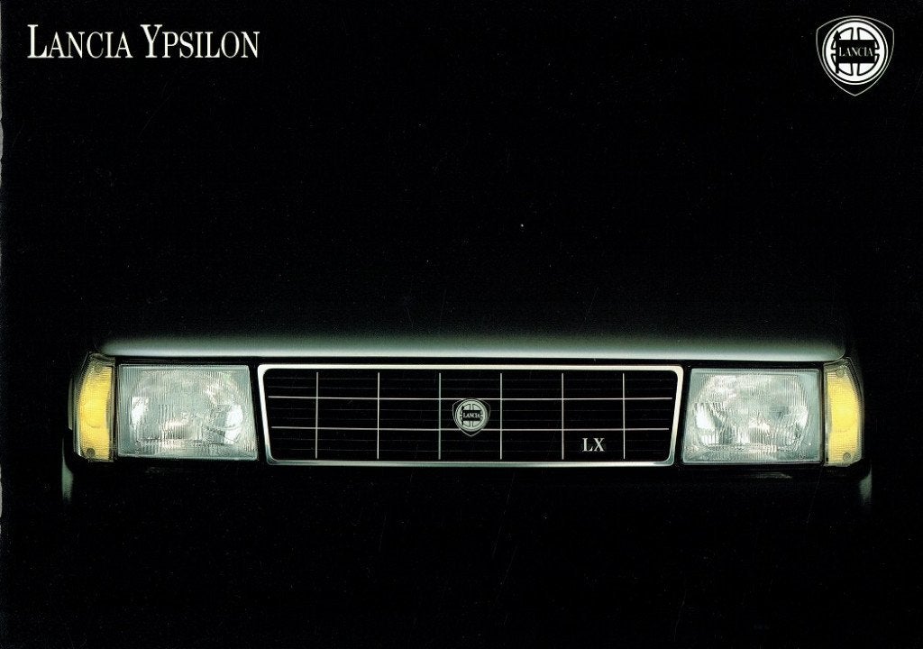 Folder Lancia Ypsilon (ca.1990), Verzenden, Gelezen, Overige merken