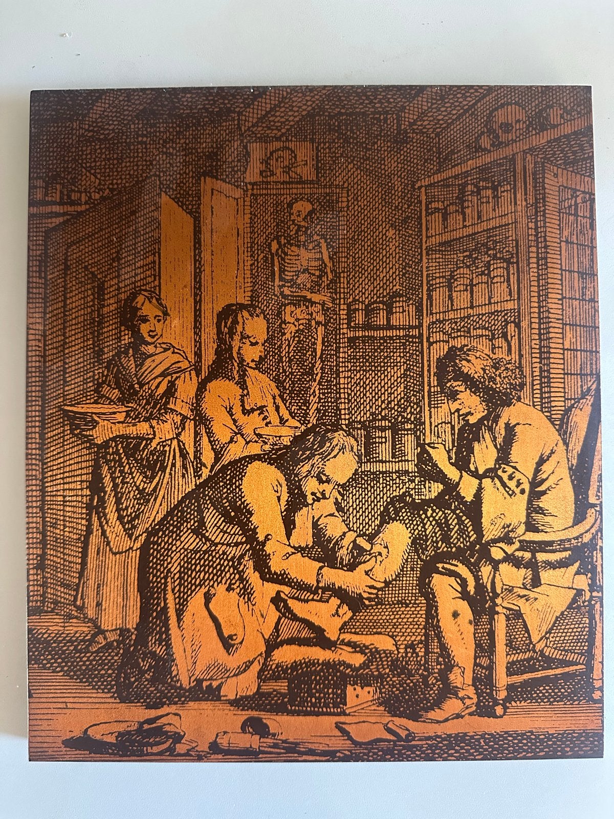 Afbeelding The Quack doctor uit 1814, Antiek en Kunst, Ophalen of Verzenden