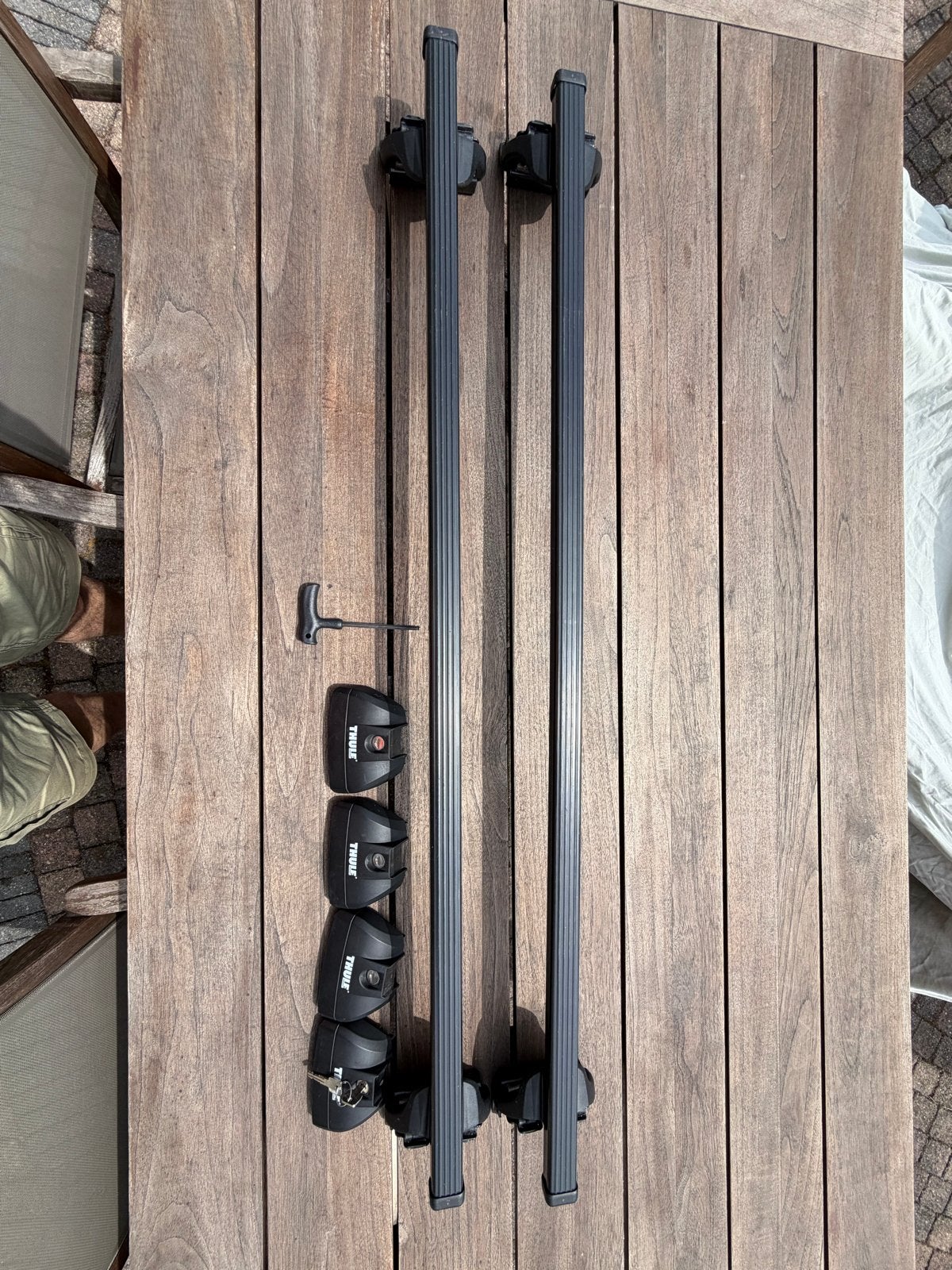 Thule Dakdragers 753/460 - In breedte verstelbaar, Ophalen, Gebruikt