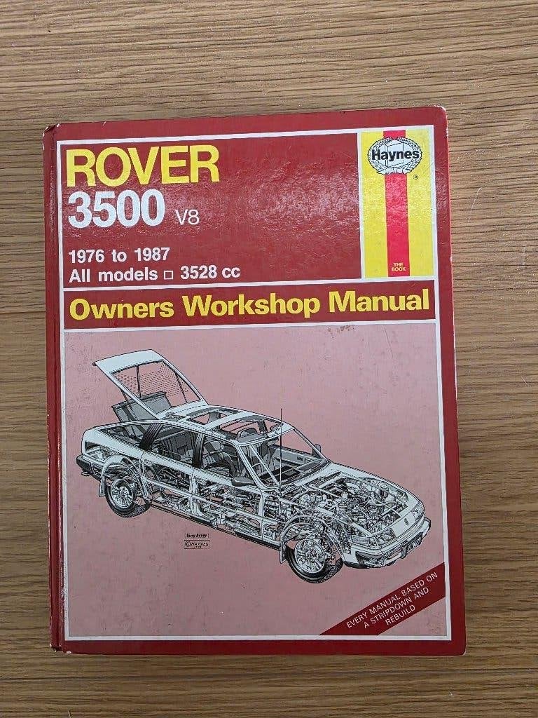 Rover SD1 Haynes werkplaats handboek, Ophalen, Zo goed als nieuw, Overige merken