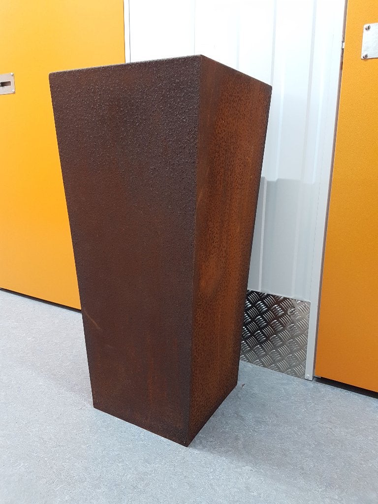 cortenstaal plantenbak 100x45/35 cm, Ophalen, Minder dan 60 cm, Nieuw, Metaal