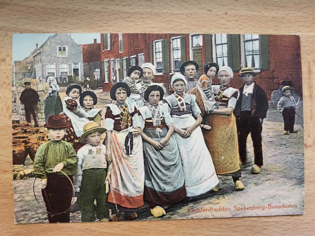 ansicht Bunschoten Spakenburg Klederdracht, Ophalen of Verzenden, Voor 1920, Utrecht