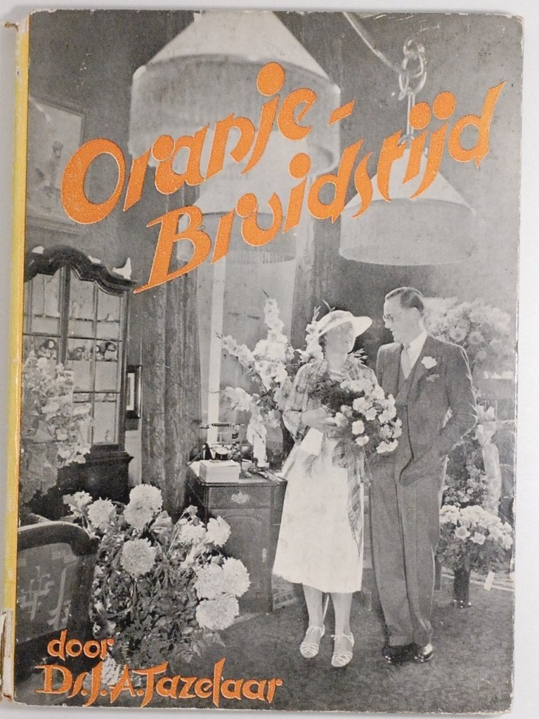Oranje-Bruidstijd (1936) een feestboekje voor de leerlingen.