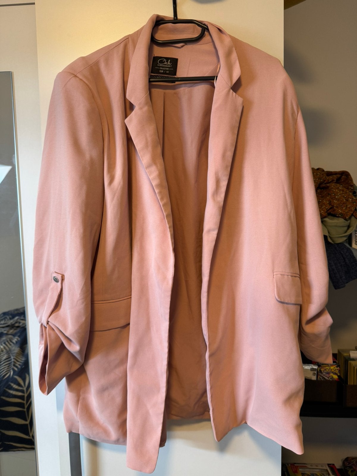 Roze blazer, Verzenden, Zo goed als nieuw, Maat 42/44 (L), Roze