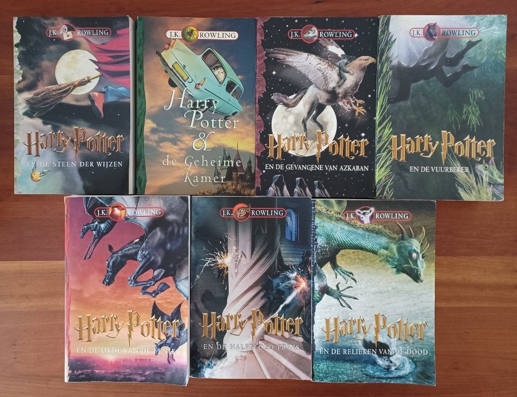 J.K. Rowling - De 7 delen van de Harry Potter boekenreeks, J.K. Rowling, Fictie, Ophalen, Gelezen