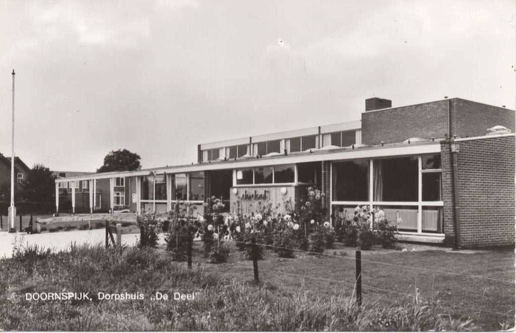 Doornspijk Dorpshuis de Deel, Verzenden, 1960 tot 1980, Ongelopen, Gelderland