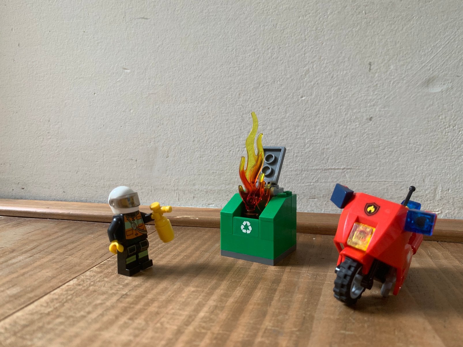 Lego city brandweer, City, Lego, Ophalen of Verzenden, Complete set