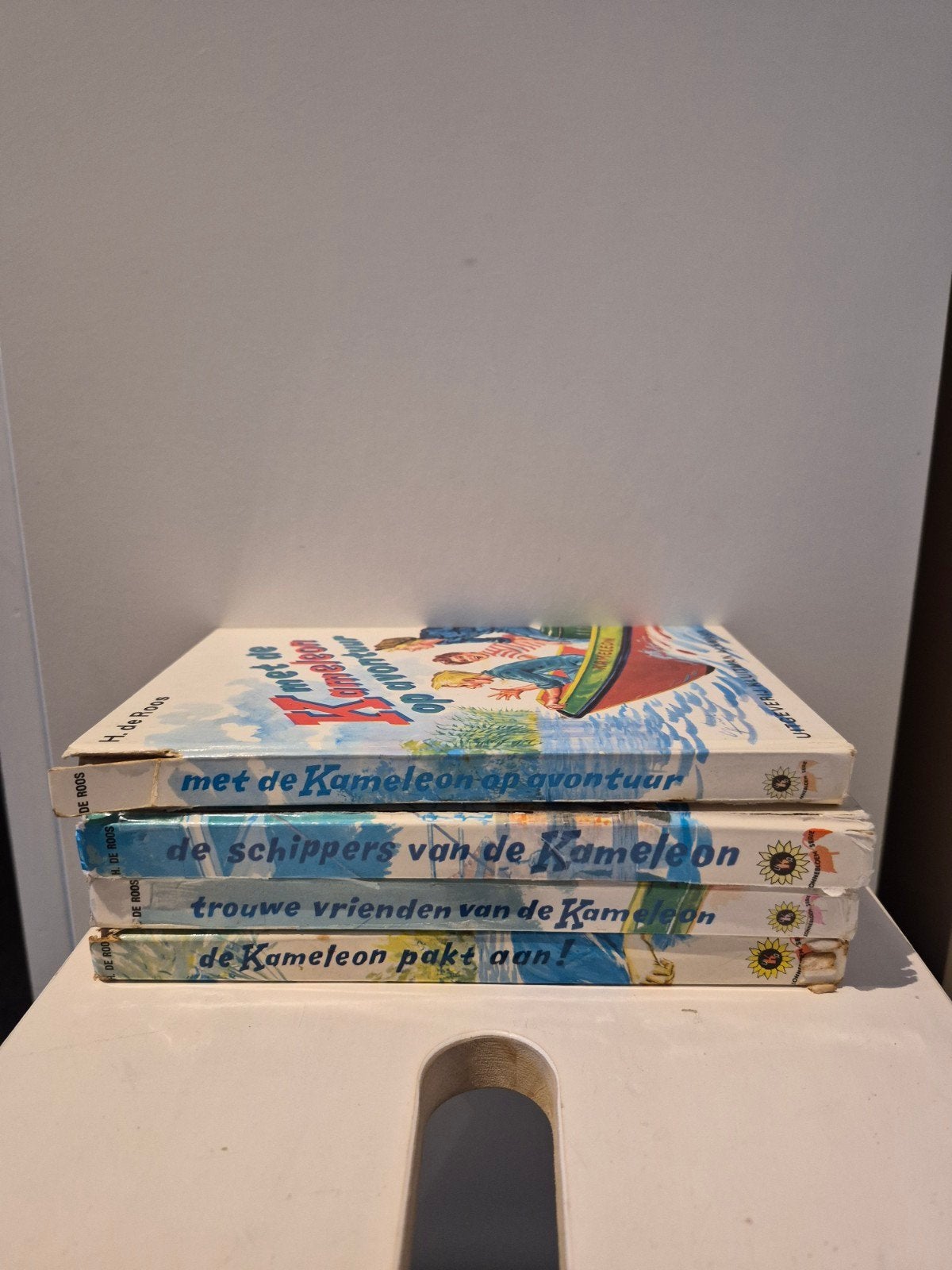 De Kameleon boekenreeks - H. de Roos (4 delen), Ophalen, Gelezen, Fictie algemeen