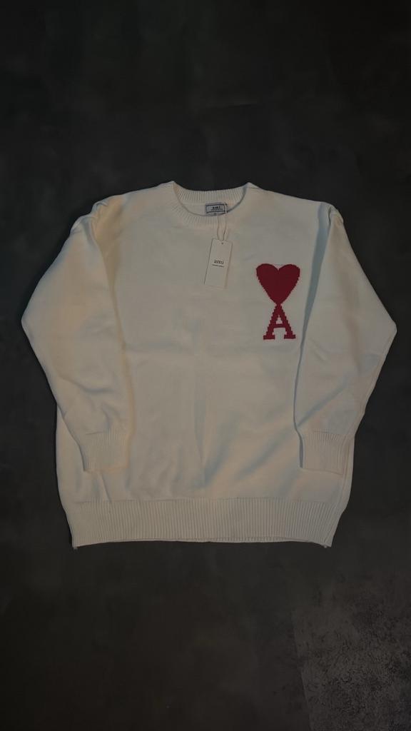 Ami Paris sweater, Kleding | Heren, Truien en Vesten, Ophalen of Verzenden, Nieuw, Maat 48/50 (M), Wit