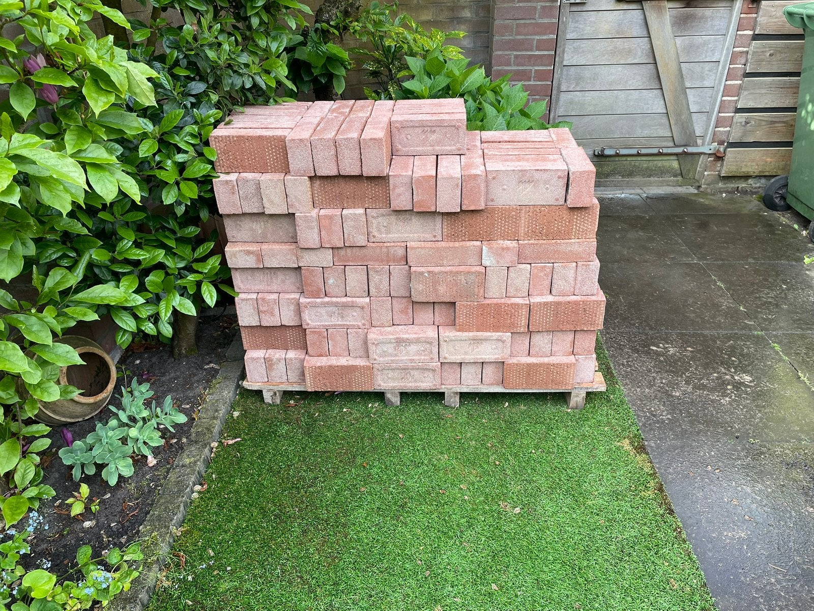 Ca 230 Nieuwe Wienerberger Oud Rose DIKFORMAAT  Bakstenen, Doe-het-zelf en Verbouw, Metselstenen, Ophalen, Nieuw, Bakstenen