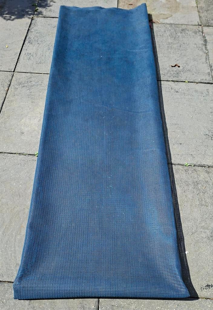 Bo-Camp tenttapijt blauw 385x240cm - Gebruikt, Caravans en Kamperen, Ophalen, Gebruikt