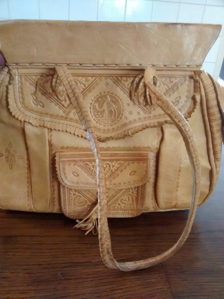 damestas leder, Ophalen of Verzenden, Nieuw, Bruin, Handtas