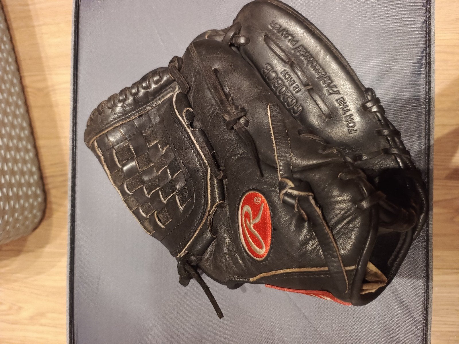 Honkbalhandschoen Rawlings Gold Glove Links 12 inchmet Glo, Ophalen of Verzenden, Gebruikt, Honkbal, Handschoen
