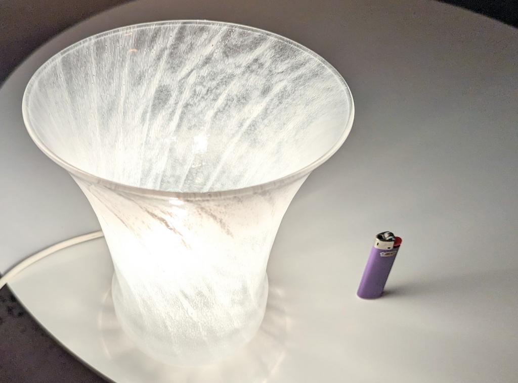 Murano tafellamp, Huis en Inrichting, Lampen | Tafellampen, Gebruikt, Ophalen of Verzenden, Glas, Murano