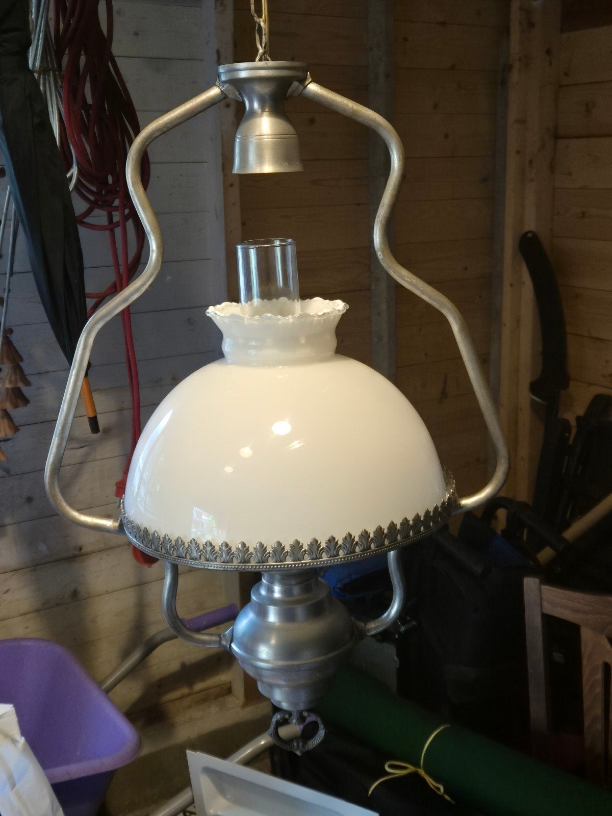 Vintage hanglamp, Antiek en Kunst, Ophalen