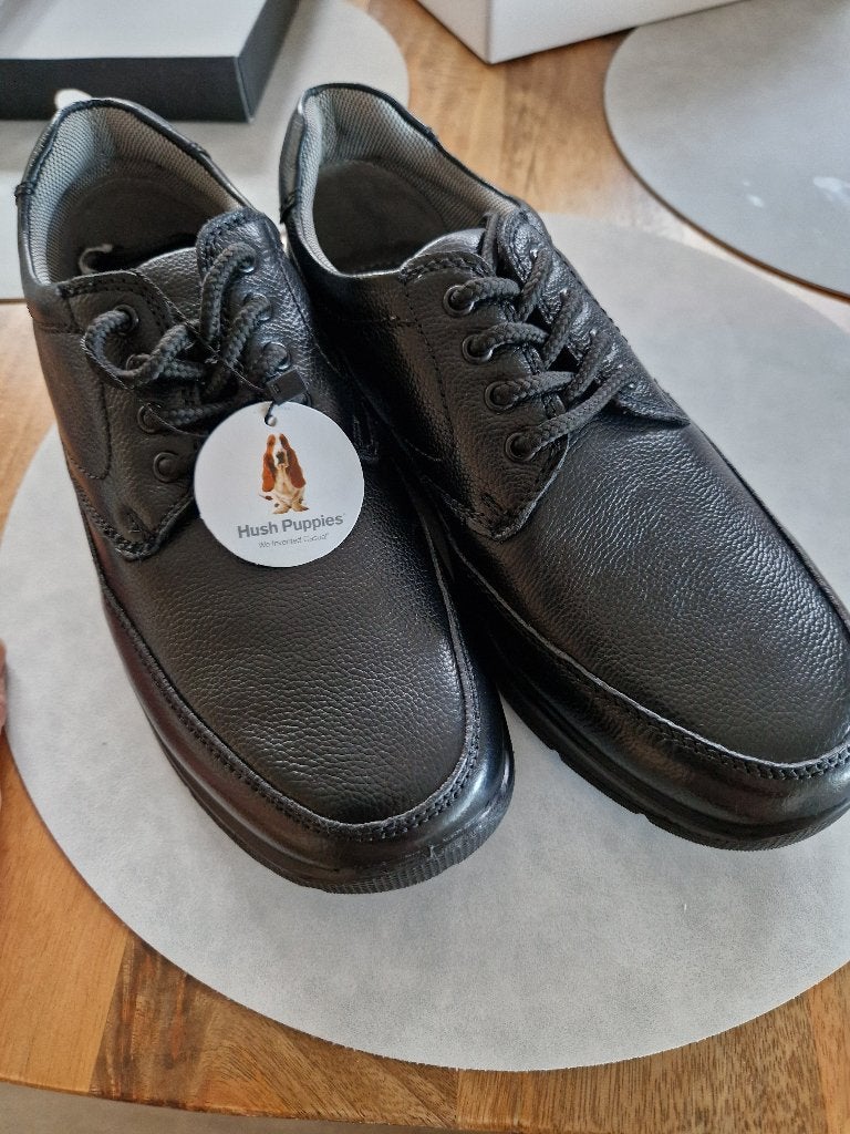 Nieuwe heren schoenen, Ophalen, Zwart, Nieuw, Hush Puppies