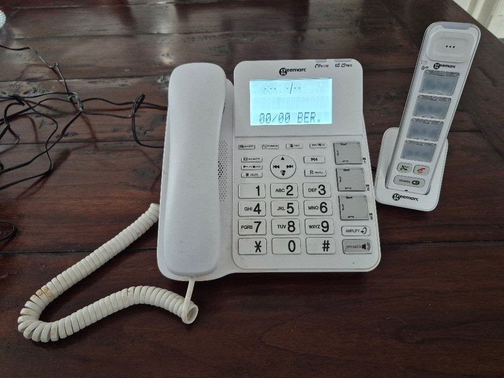 geemarc amplidect 295 seniorentelefoon / fototelefoon, Telecommunicatie, Ophalen, Zo goed als nieuw, 1 handset