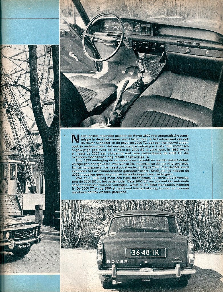 Autokampioen test Rover 2000 TC Mei 1972, Ophalen of Verzenden, Gelezen, Overige merken