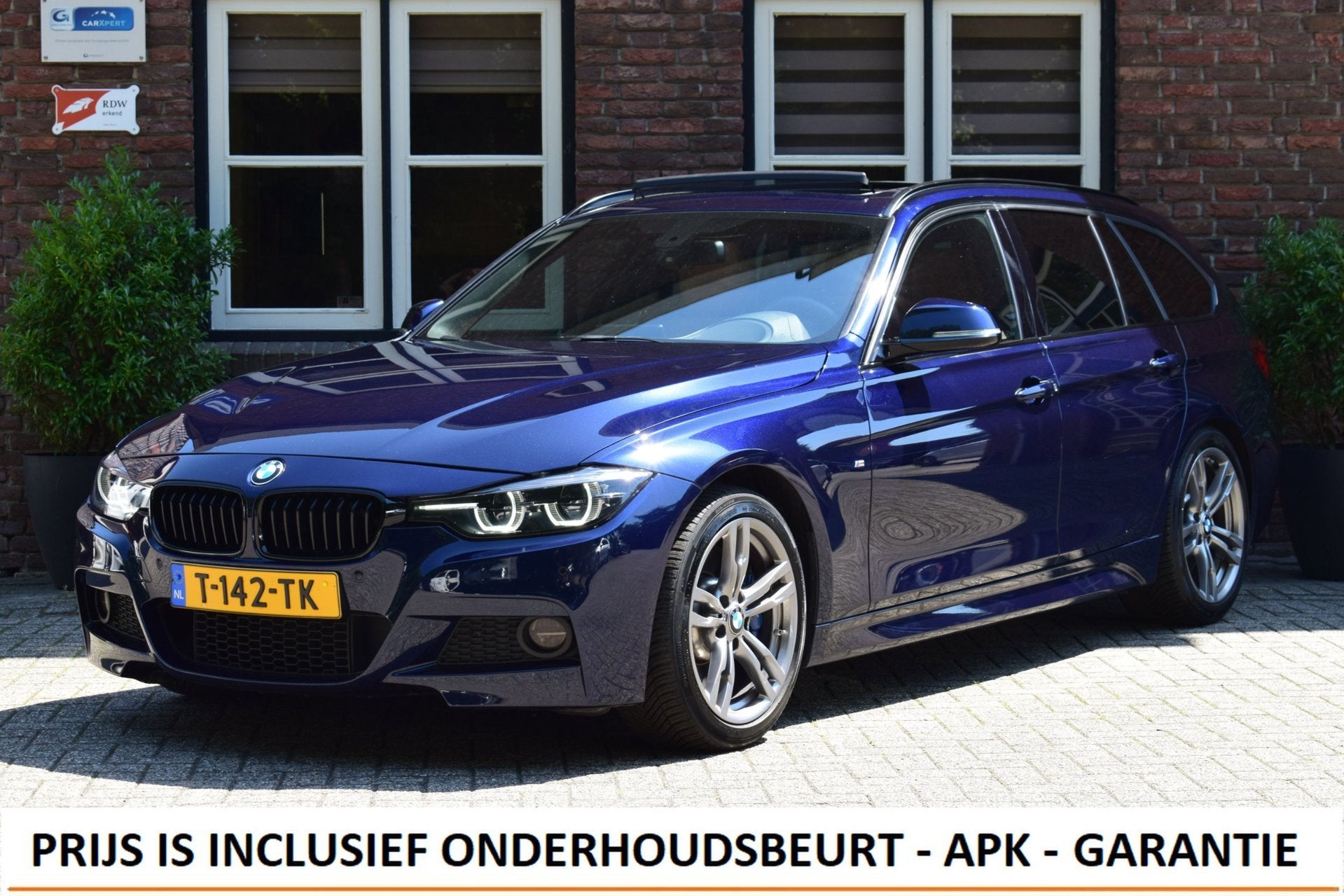 BMW 3-serie Touring 330i Aut Individual M Pakket Sport Shado, Automaat, Achterwielaandrijving, 4 cilinders, Blauw