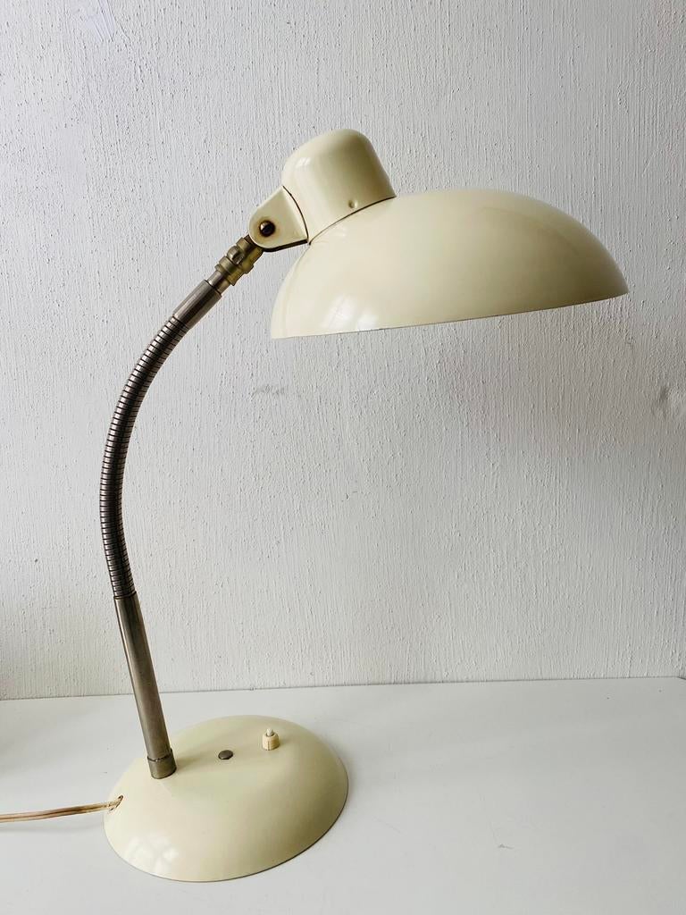 SIS wit metalen tafellamp , jaren 50, Ophalen of Verzenden