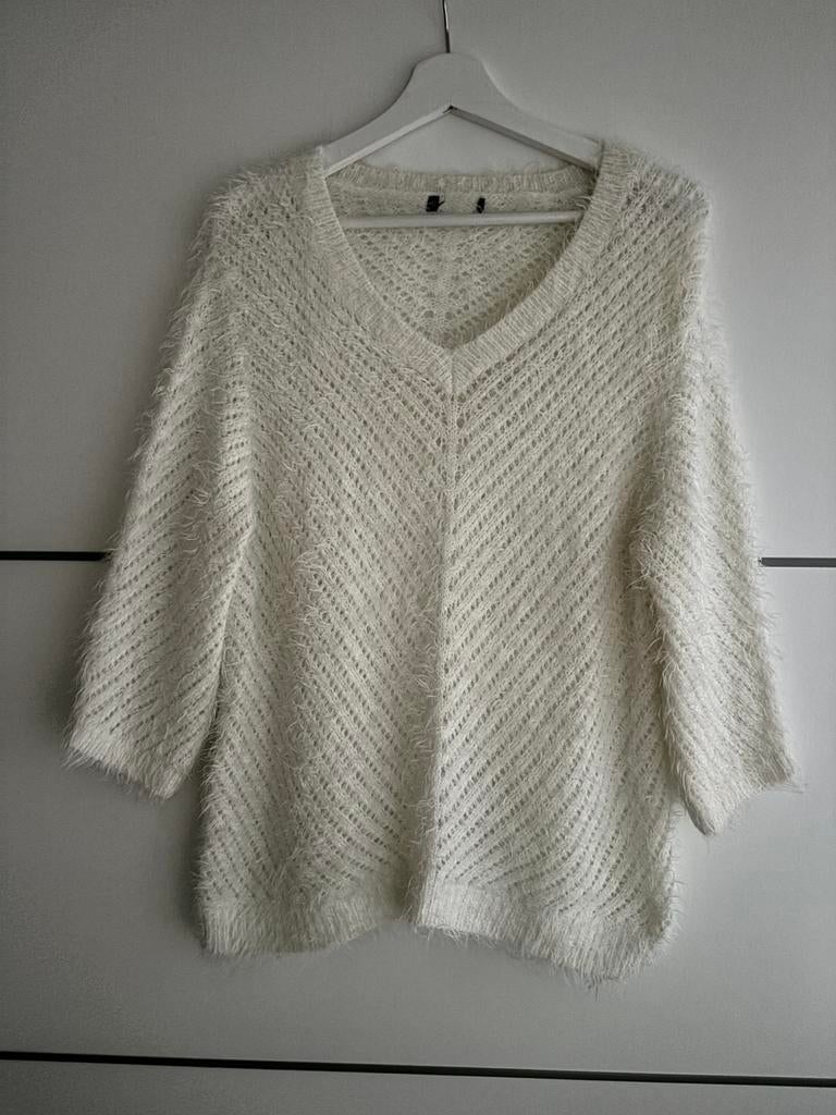 Trui M, Ophalen of Verzenden, Zo goed als nieuw, Maat 38/40 (M), Wit