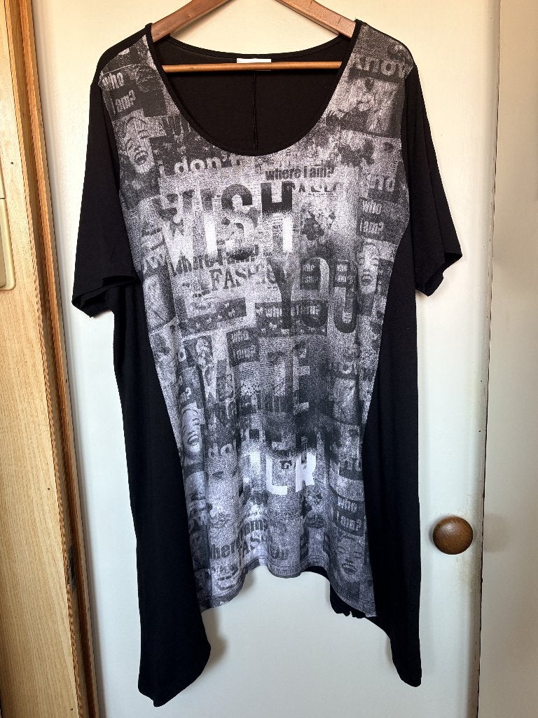 Shirt met print van Yessica (mt 52/54), Kleding | Dames, Meerkleurig, Yessica, Zo goed als nieuw, Shirt of Top