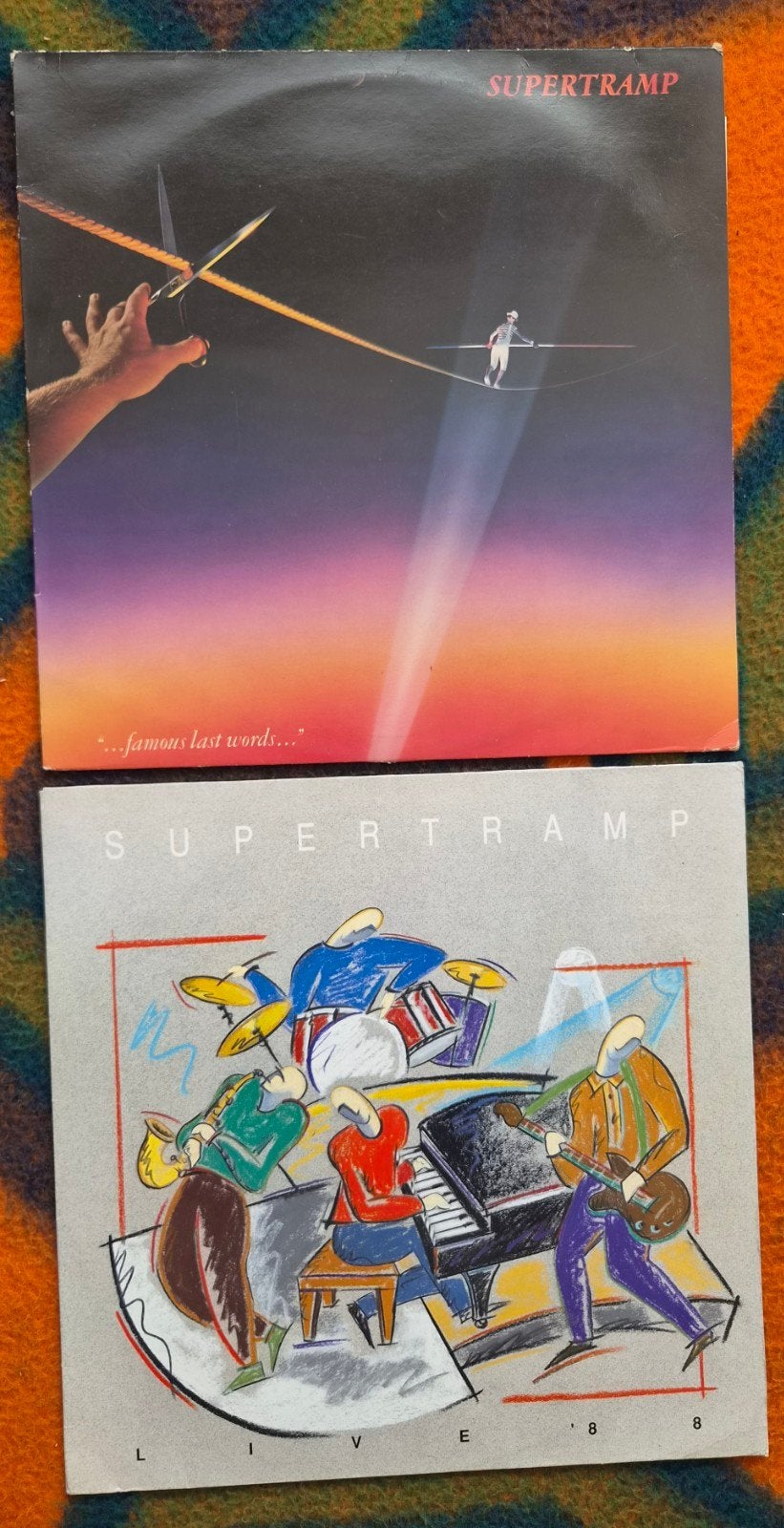 Supertramp - Famous Last Words & Live '88 LP's, LP, Gebruikt, Pop, Ophalen of Verzenden