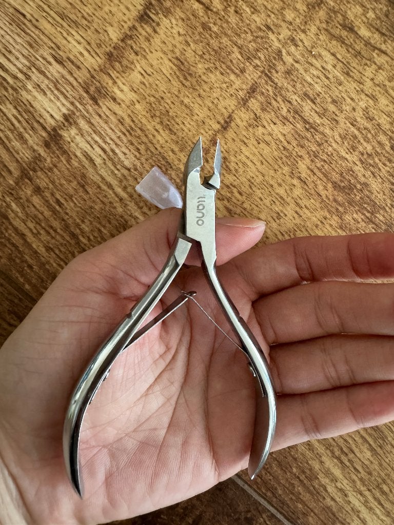 Nagelriemtang / nageltang RVS – goede staat, Ophalen of Verzenden, Zo goed als nieuw, Handen en Nagels, Toebehoren