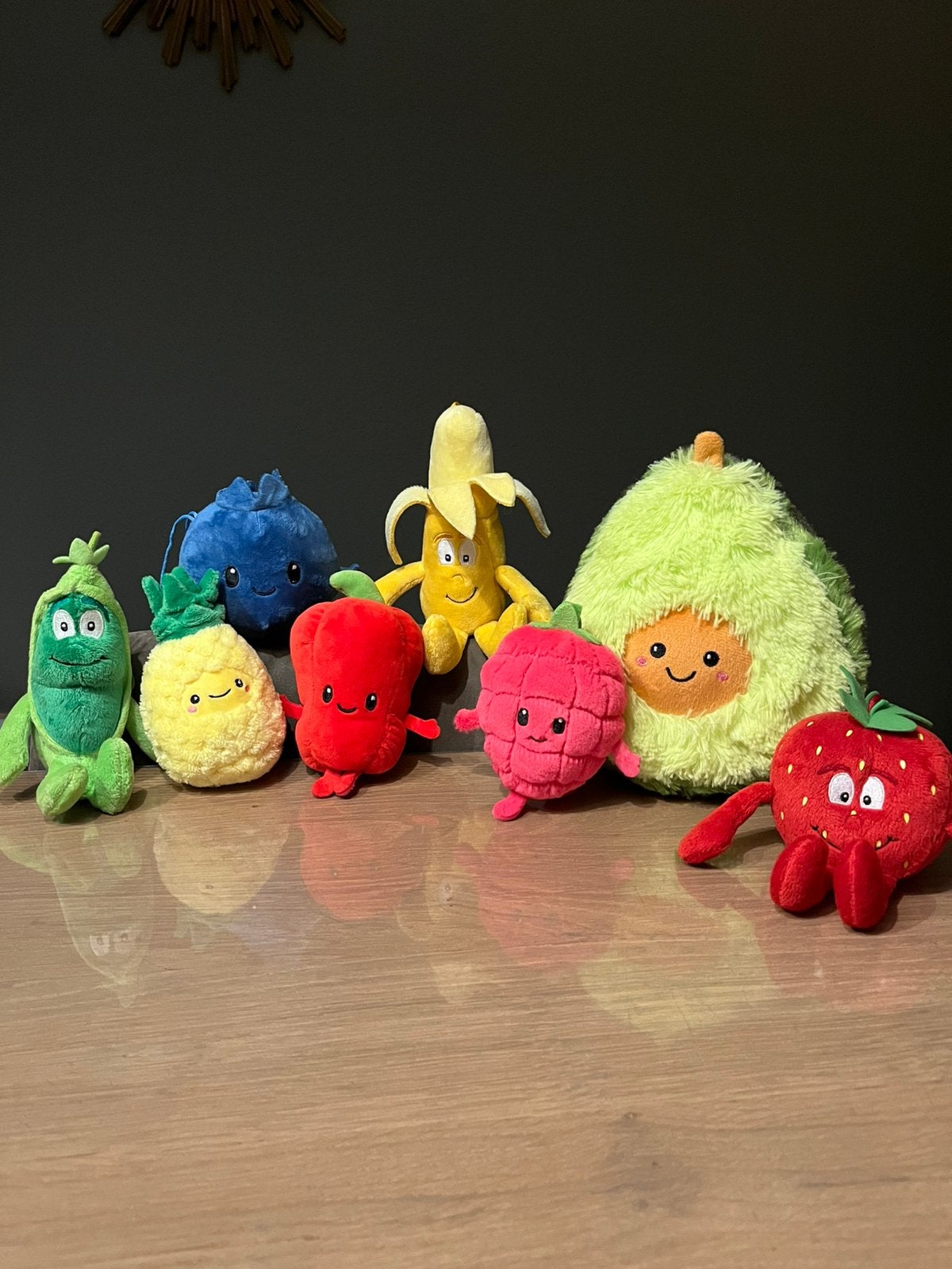 Leuke Kawaii groente en fruit knuffeltjes, Kinderen en Baby's, Ophalen of Verzenden, Zo goed als nieuw, Overige typen