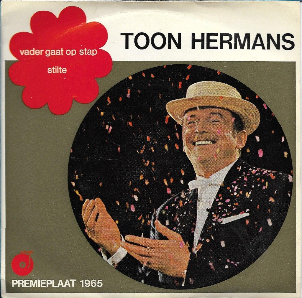 Toon Hermans - Vader gaat op stap (premieplaat 1965), Ophalen of Verzenden, Gebruikt, 7 inch, Nederlandstalig