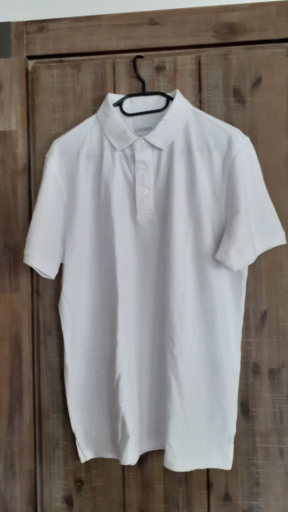 Heren Poloshirt maat M, Kleding | Heren, Maat 48/50 (M), Wit, Ophalen of Verzenden, Zo goed als nieuw