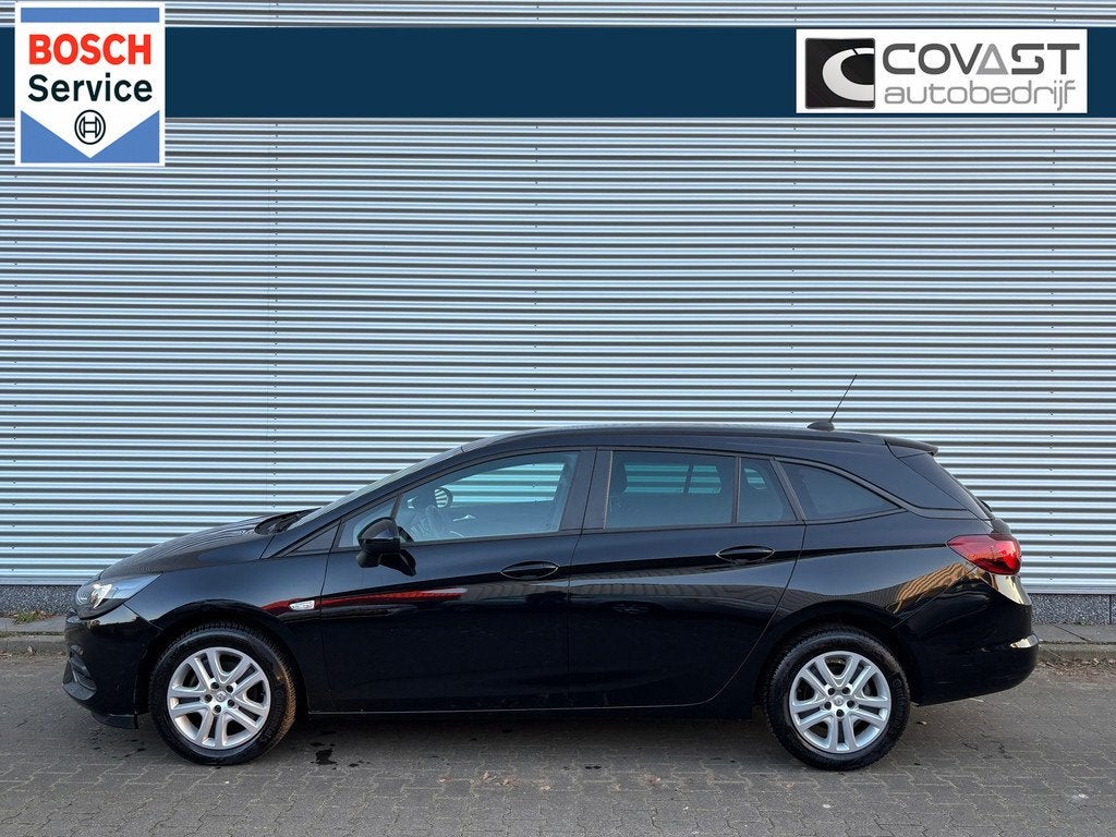 Opel ASTRA SPORTS TOURER 1.2 Edition 130pk|LED|Carplay/Andro, Auto's, Voorwielaandrijving, Stof, 1199 cc, Zwart