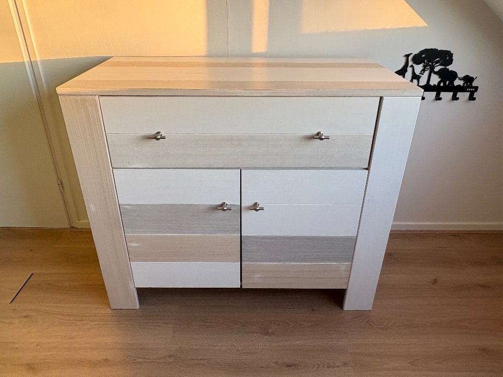 Houten commode (Coming Kids - beach), Ophalen, Gebruikt, 50 tot 70 cm, 100 cm of meer