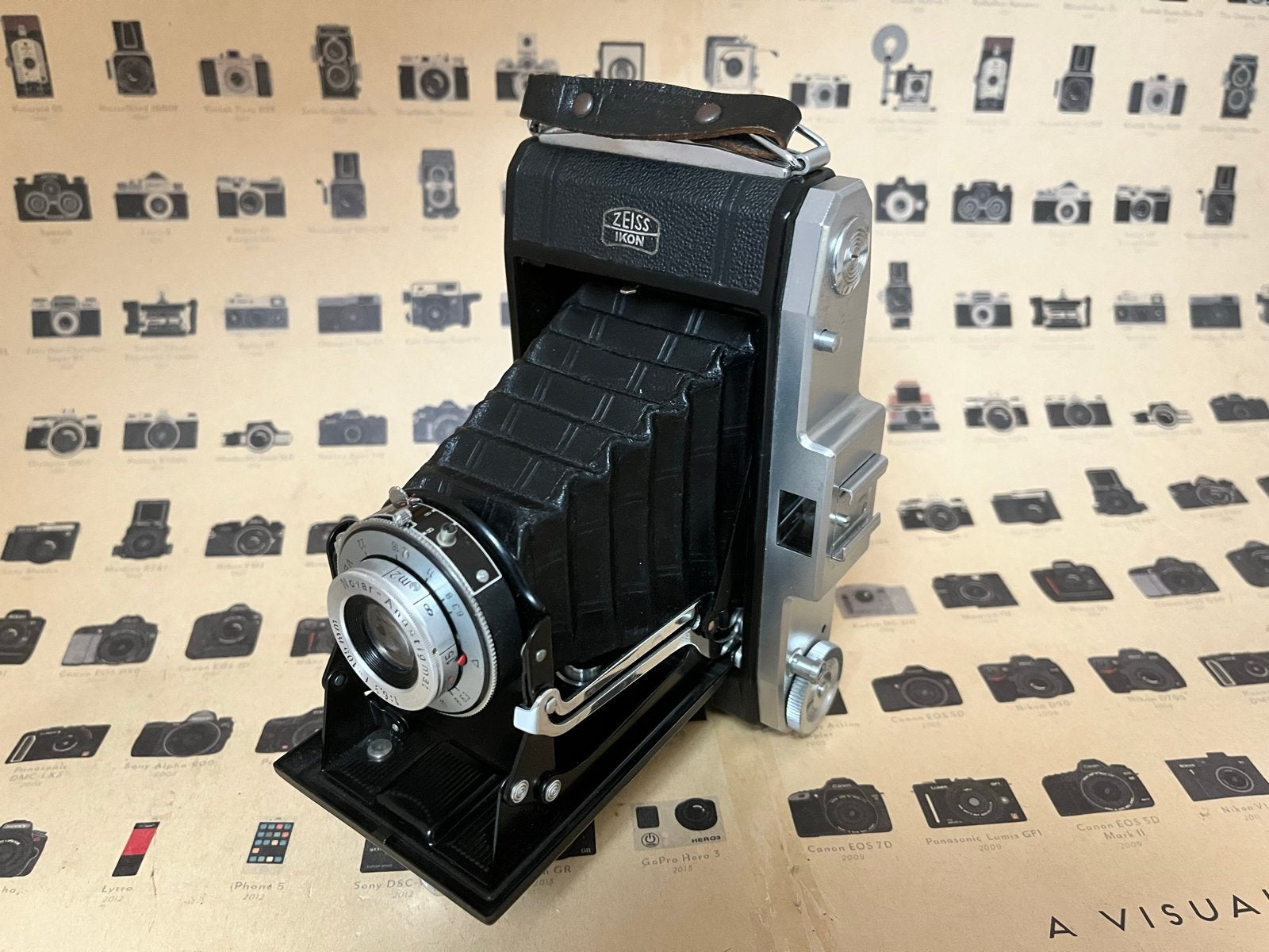 Zeiss Ikon Nettar 518/16 opvouwbare camera, Audio, Tv en Foto, Ophalen of Verzenden, Zo goed als nieuw, Compact, Overige Merken
