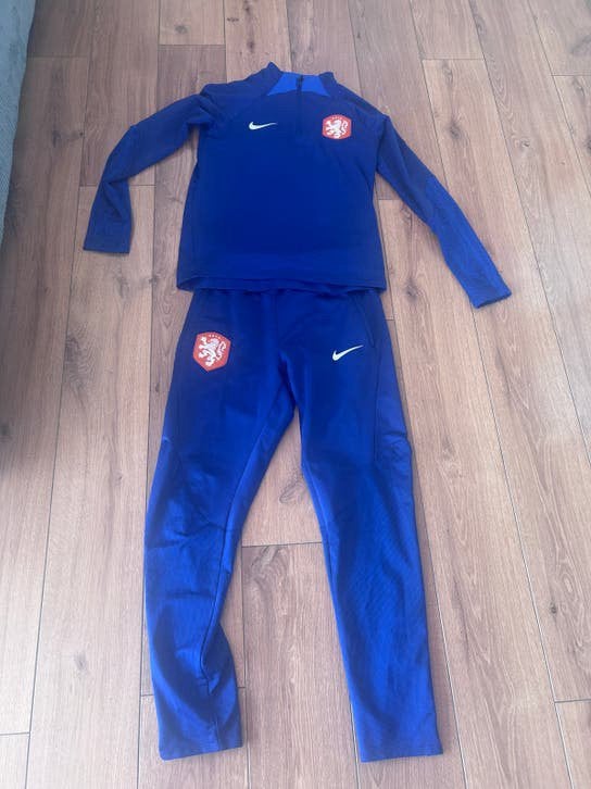 Nederlands elftal pak origineel nike blauw maat 146 152 158, Kinderen en Baby's, Kinderkleding | Maat 146, Ophalen of Verzenden