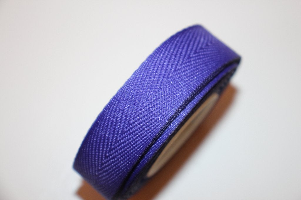 Geweven keperband - paars - 18mm #3618, Ophalen of Verzenden, Nieuw, Lint, Band of Elastiek