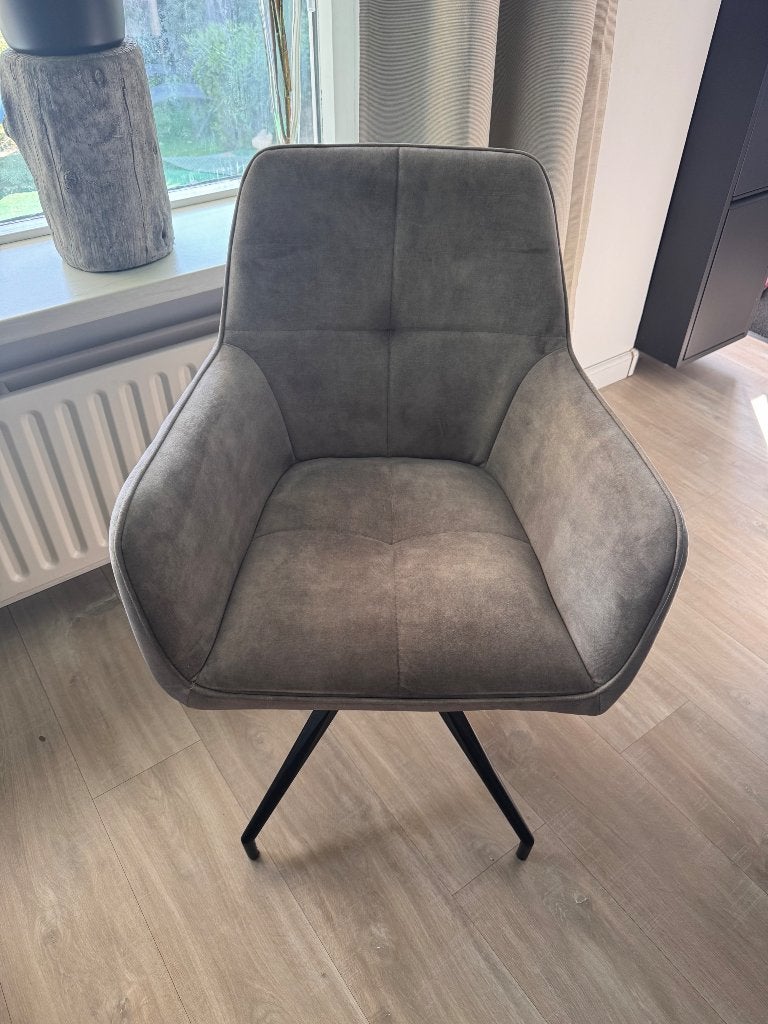 4 eetkamerstoelen, Ophalen, Gebruikt, Vier