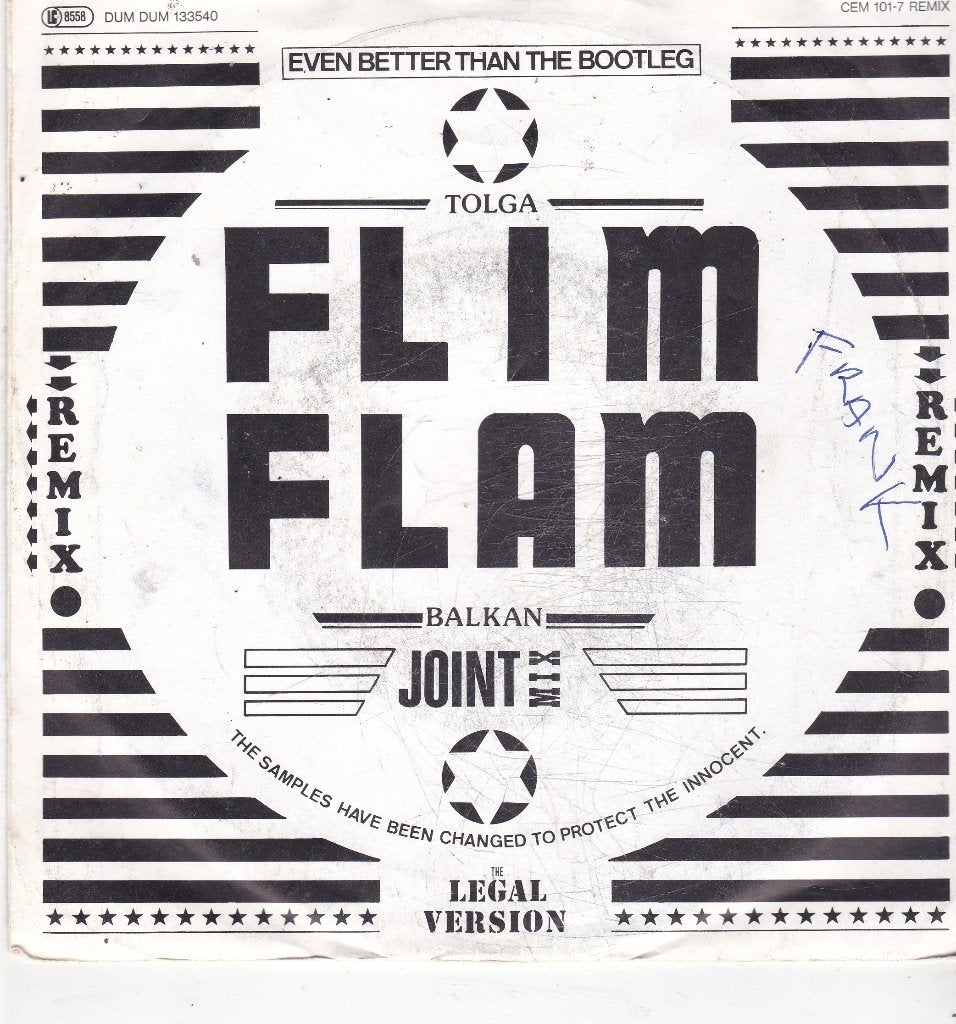 7"Single Tolga "Flim Flam" Balkan - The best of joint mix, Ophalen of Verzenden, Gebruikt, 7 inch, Pop