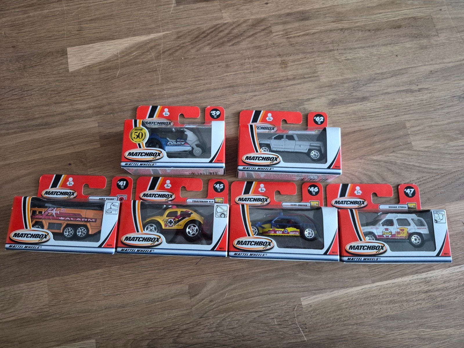 Matchbox Mattel Wheels - Set van 6 Auto's, Ophalen of Verzenden, Nieuw
