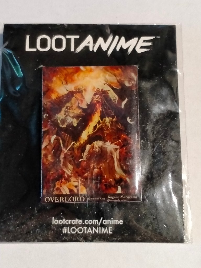LootAnime Overlord Anime lootcrate logo comic pin, Ophalen of Verzenden, Zo goed als nieuw