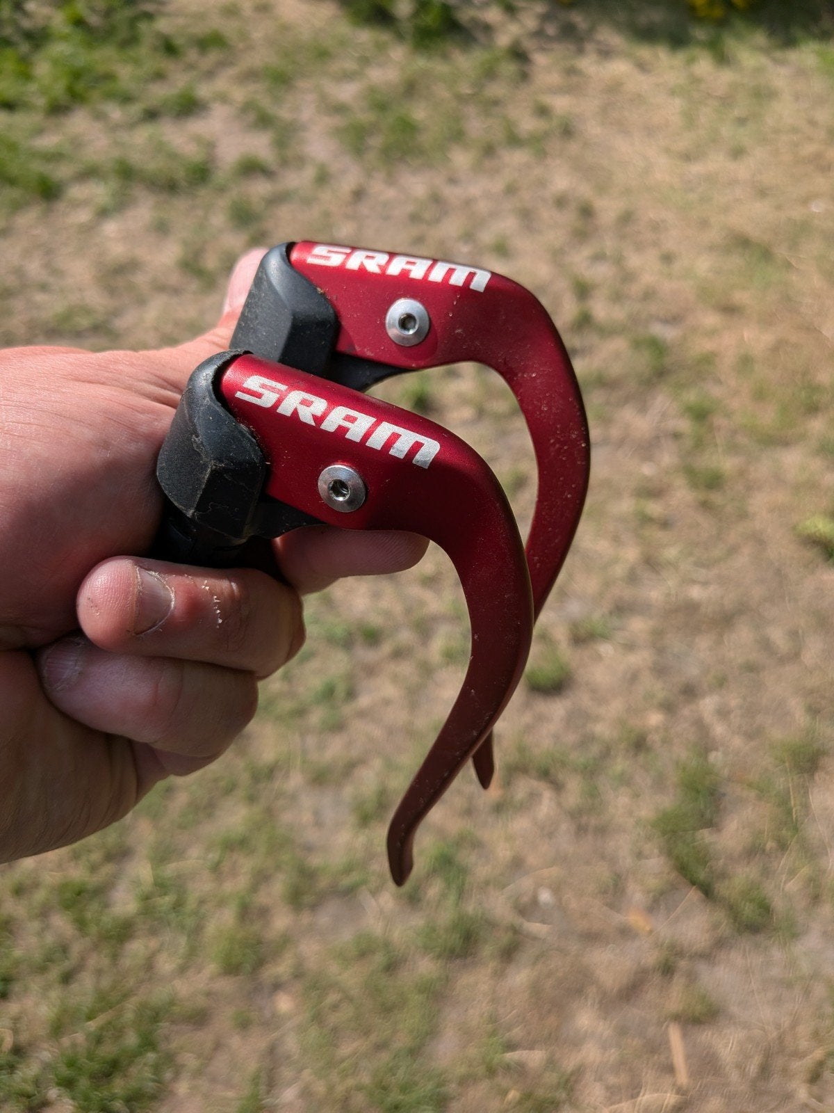 SRAM TT Bar End Remhendels - Tijdrit/Triatlon, Remmen, Gebruikt, Ophalen of Verzenden, SRAM
