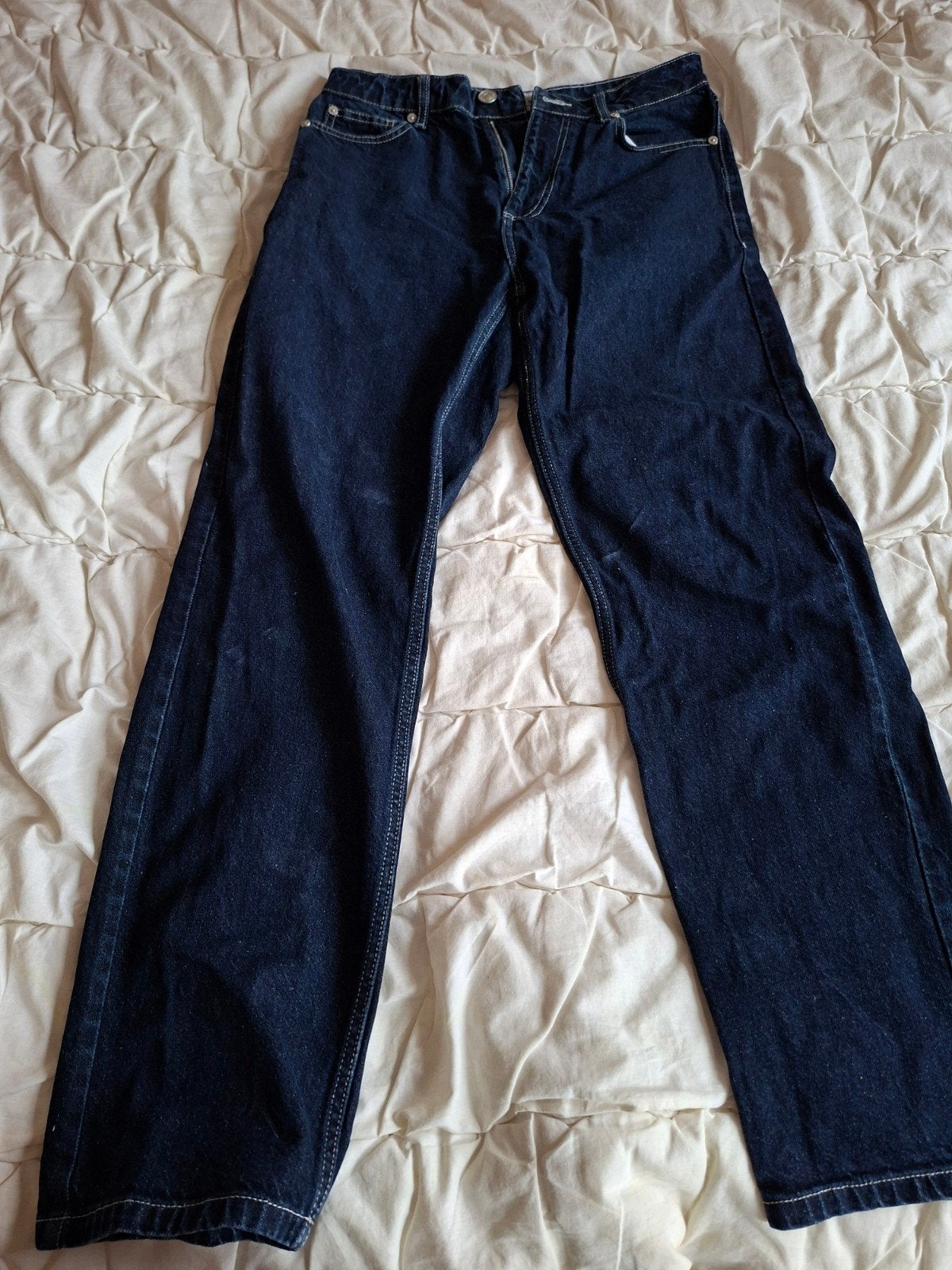 FSBN Baggy Fit Jeans - Donkerblauw - Maat 29/32, Blauw, Overige jeansmaten, Ophalen of Verzenden, Zo goed als nieuw