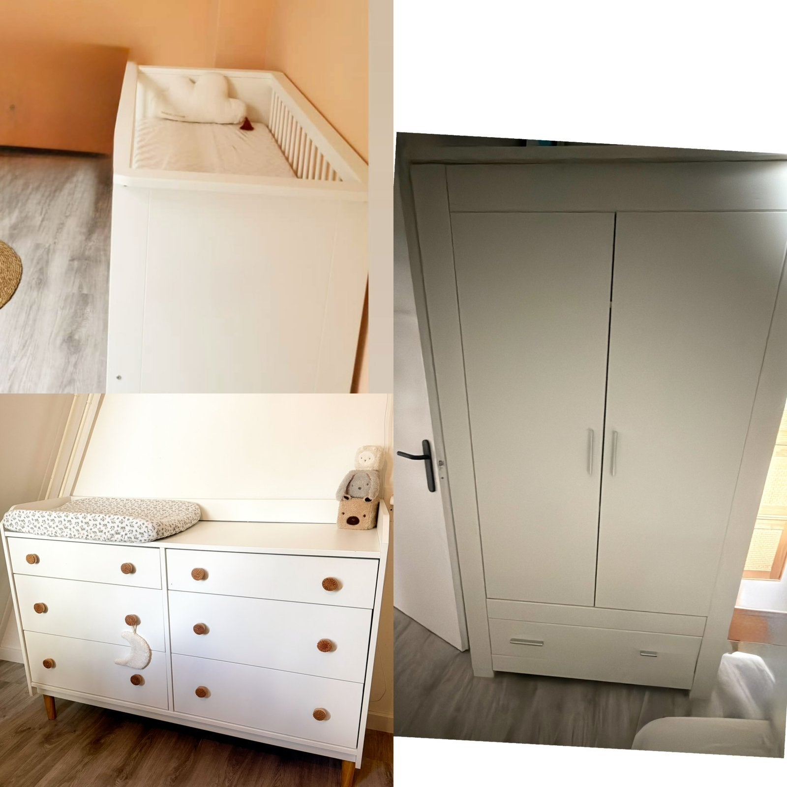Babykamer, Ophalen, Kast, 50 tot 70 cm, 105 cm of meer