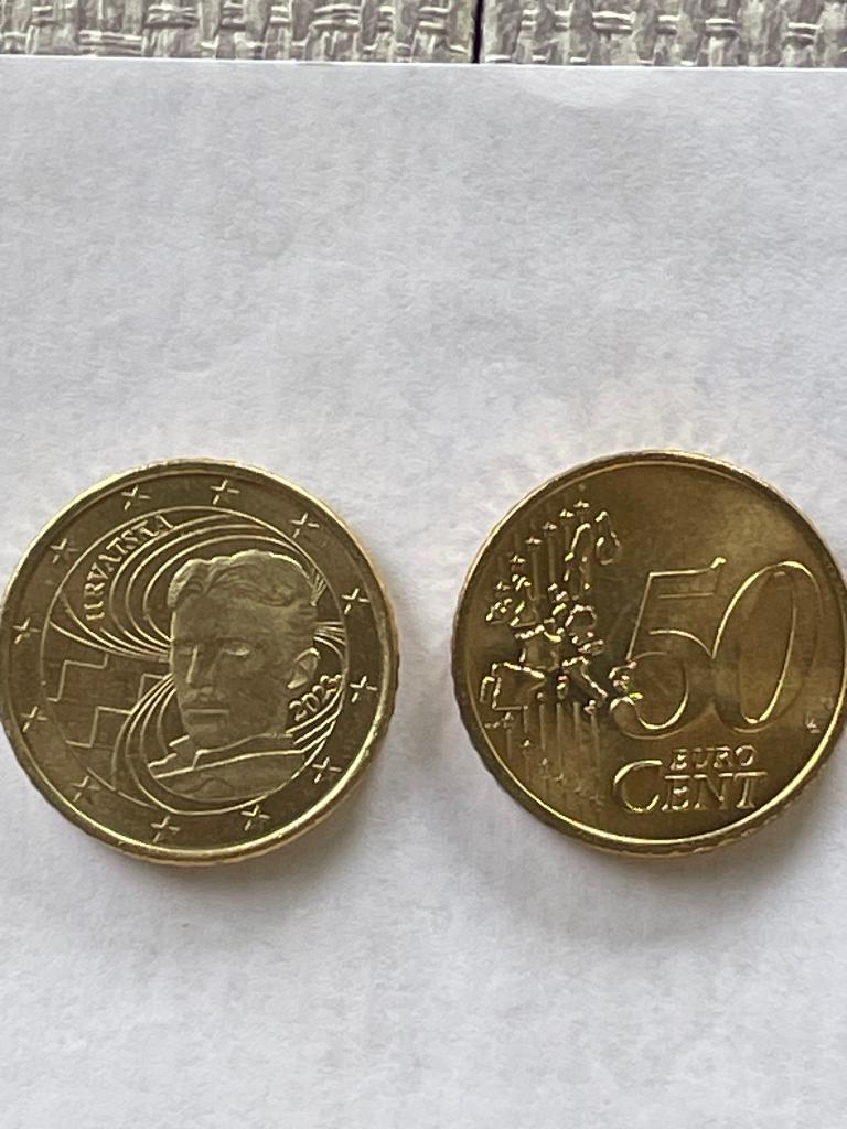 Kroatië Euro munt van 50 cent 2023, Ophalen of Verzenden, Overige landen, 50 cent, Losse munt