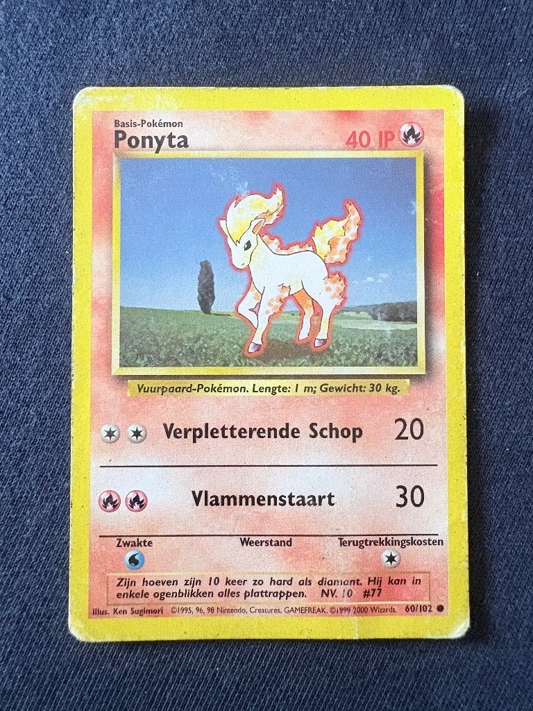 Ponyta - Base 60/102 - Good, Ophalen of Verzenden, Nieuw