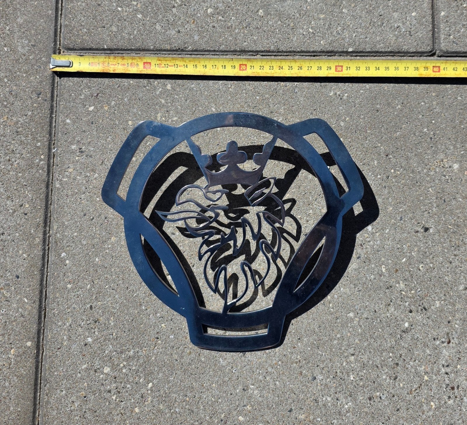 Scania embleem RVS LOGO, Ophalen of Verzenden, Gebruikt, Gebruiksvoorwerp