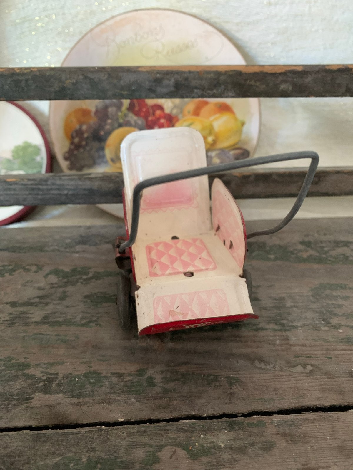 Antiek  Speelgoed Poppenwagen - Made in Holland, Ophalen of Verzenden